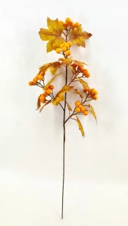 Podzimní větvička s bobulkami 60 cm