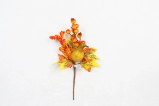 Podzimní větvička s dýní 28 cm