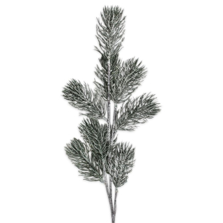 Borovice větev pvc 71cm sníh