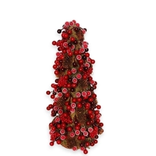 Kužel jeřabina pvc V29,5cm červená