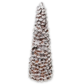 Strom šišky V44,5cm zasněžený