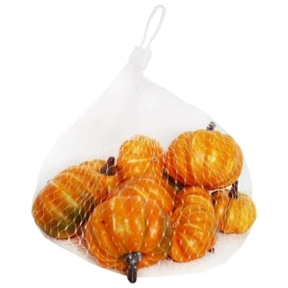 Dýně pvc 9ks/6-4,5cm mix oranž