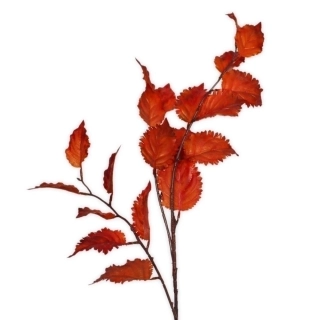 Listy větev 70cm oranž