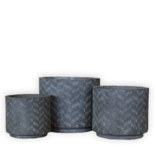 Obaly cement sada 3ks/pr.37cm antracit