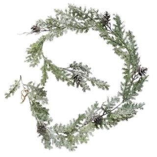 Cypřiš girlanda šišky/pvc 150cm