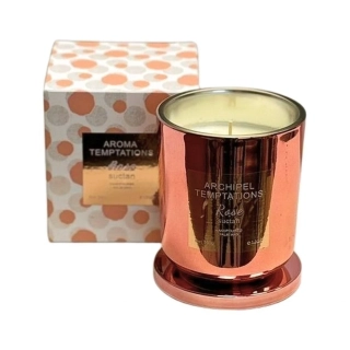 Vonná svíčka sklo 8,8x10cm Rose Suctan