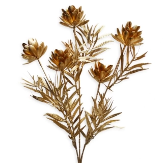 Větev pvc 61cm zlatá