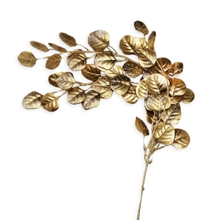 Eukalyptus převis pvc 77cm zlatá