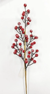 Vánoční větvička červené bobulky