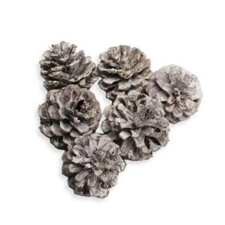 Šišky 100g/4cm bělené