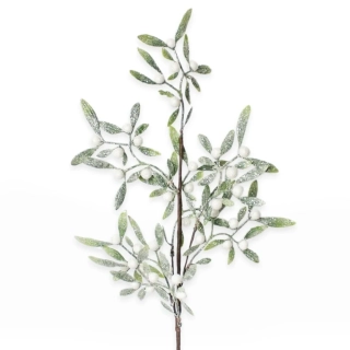 Jmelí větev bílá 70cm