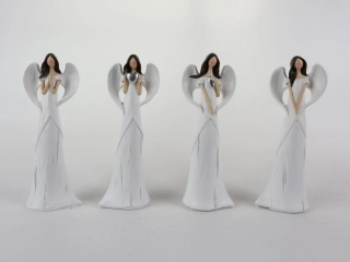 Anděl Sofie 15 cm bílý,mix