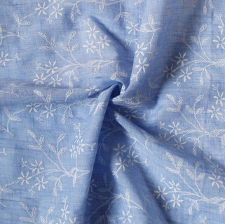 Látka polyester 36cm/5m modrá