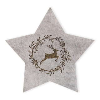 Podložka filc 42cm béžová