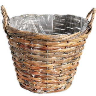 Koš obal proutí pr.29V23cm natural