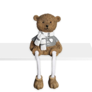 Medvěd notatý polyston 6,5/13cm hnědá