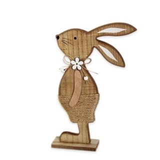 Zajíc dřevo 20,5cm natural