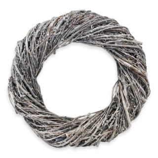 Kruh proutí pr.40cm šedá