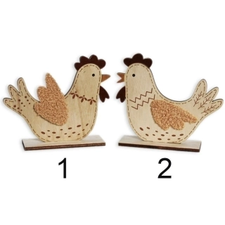 Slepička dřevo 14,5cm mix