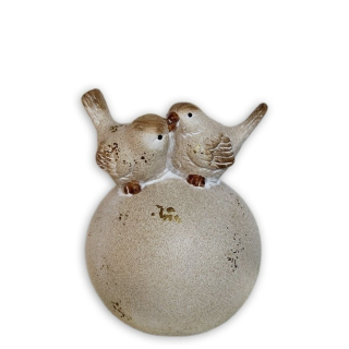 Koule/ptáček keramika 10,7cm
