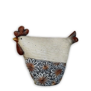 Slepice polyresin 16,3cm