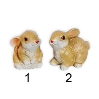 Zajíc polyresin 5cm mix