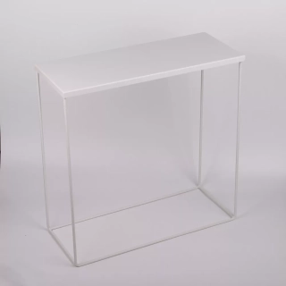 Stojan kov 60x25V65cm bílá