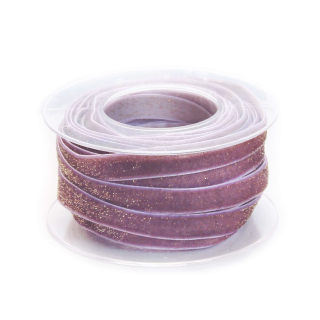 Stuha samet 1cm/8m růžová