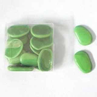 Nugety sklo placaté 300g tm.zelená