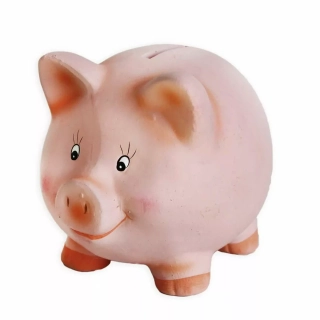Prasátko pokladnička keramika 12cm