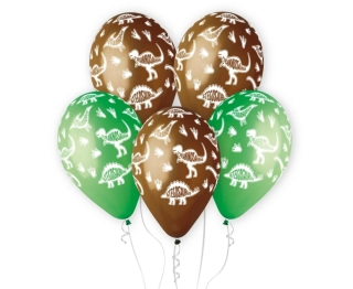 Balónky Dinosauři - Stegosaurus, 13"/ 5 ks.