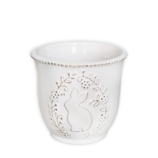 Obal  keramika pr.11cm bílá