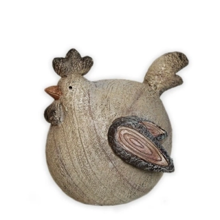 Slepice polyresin 13cm