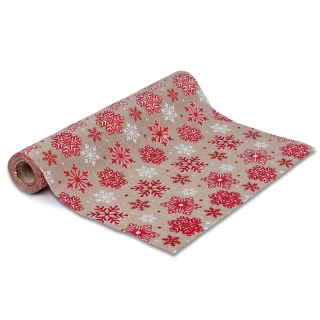 Deko látka juta vánoční 36cm/5m
