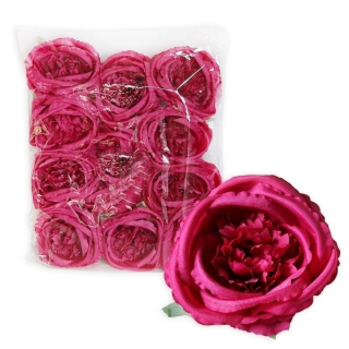 Růže hlava 12ks/11cm červená