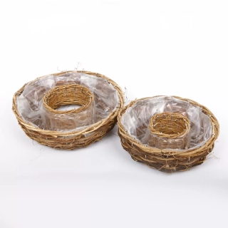 Kruh proutí+pvc vložka 2ks pr.30/20V9/8cm 