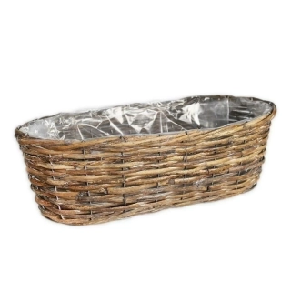 Truhlík ratan 40cm natural