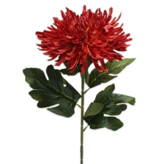 Chryzánthéma textil 76cm červená