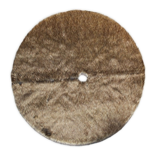 Podložka textil pr.90cm hnědá