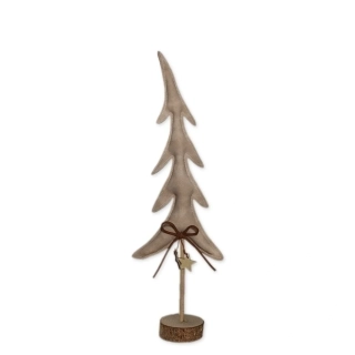 Strom koženka V37,5cm béžová