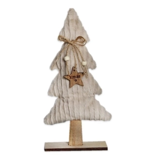 Strom textil V33,5cm béžová