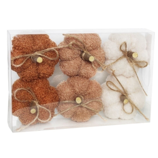 Dýně textil 6ks/7,5cm mix