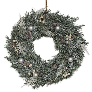 Věnec vánoční pvc 38cm