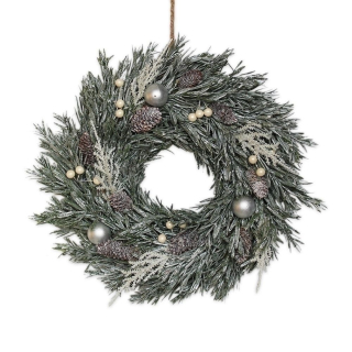 Věnec vánoční pvc 32cm