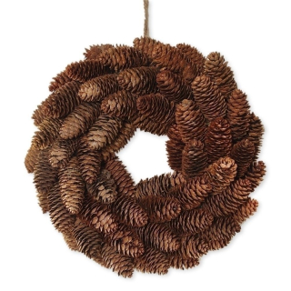 Věnec šišky natural pr.32cm