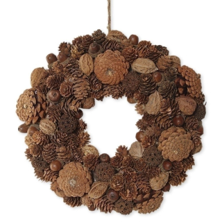 Věnec šišky natural pr.35cm