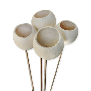 Bell Cup zápich 4ks/5-7cm bělený