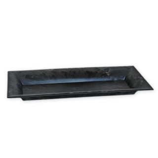 Tác melamin 28cm antracit