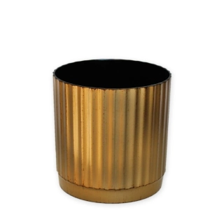 Obal melamin pr.14cm zlatá patina
