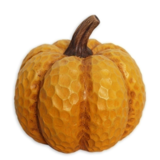 Dýně polyresin 17,5cm oranž